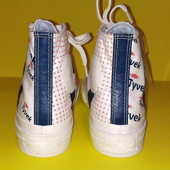 Converse Tyvek Limited Edition High Top Sneaker women's size 7 men's size 5 - Picture 4 of 13